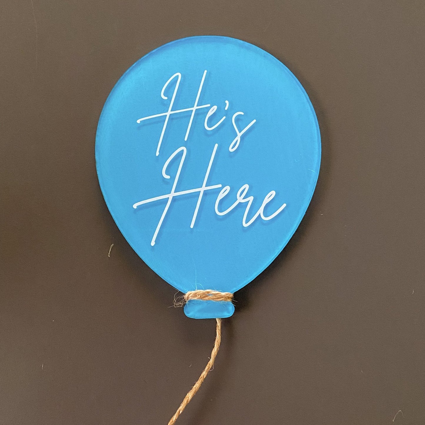 Balloon Baby Announcement