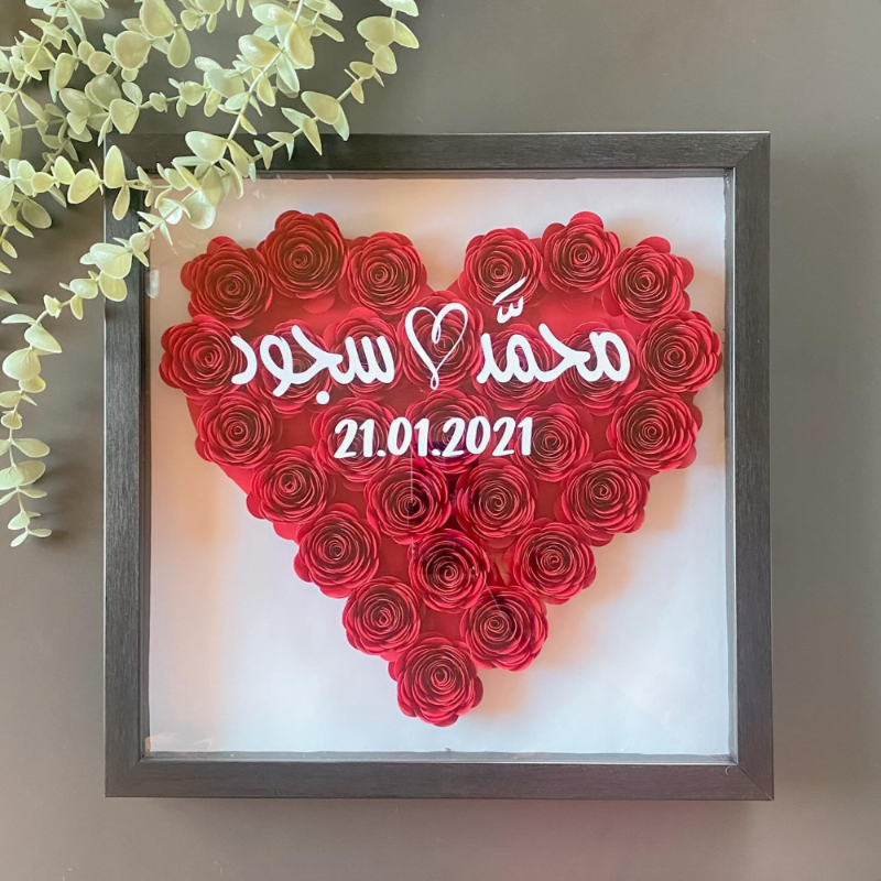 Heart Shadow Box